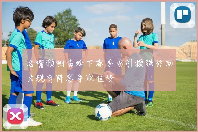 名嘴预测黄蜂下赛季或引援强将助力现有阵容争取佳绩